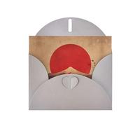 VVXBHGR Gray Holiday greeting check blank card and pearl beautiful blank note block The rising sun prints