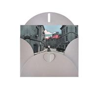 VVXBHGR Gray Holiday greeting check blank card and pearl beautiful blank note block Urban Architecture prints