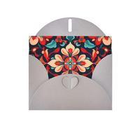 VVXBHGR Gray Holiday greeting check blank card and pearl beautiful blank note block Visual Impact Petals prints