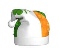 VVXBHGR irish flag Prints Christmas Hat for Adult material is soft and lightweight
