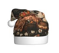 VVXBHGR Kittens going on a field trip Prints Christmas Hat for Adult material is soft and lightweight