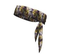 VVXBHGR Little sheep in the vineyard Prints Sports Head Tie Headband for Men and Women, Soft & Breathable Moisture Wicking Athletic