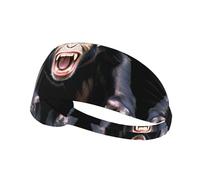 VVXBHGR Manic gorilla Prints Elastic Exercise Headband Sports Head Tie for Men and Women, Soft, Quick-Dry