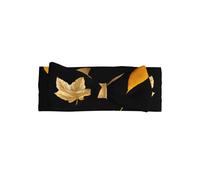 VVXBHGR Maple leaves meet fallen leaves Prints Baby Bow Headband - Soft, Skin-Friendly, and Stretchy Polyester Headband for Infants 0-6 Months