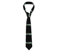 VVXBHGR Men's Necktie Distant snow-capped mountains Prints Soft & Comfortable, Non-Deforming, Fade-Resistant, Durable with Excellent Verticality