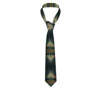 VVXBHGR Men's Necktie Kitten on the sofa Prints Soft & Comfortable, Non-Deforming, Fade-Resistant, Durable with Excellent Verticality