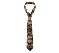 VVXBHGR Men's Necktie Kittens going on a field trip Prints Soft & Comfortable, Non-Deforming, Fade-Resistant, Durable with Excellent Verticality