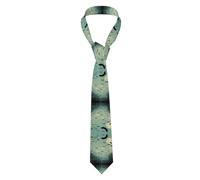 VVXBHGR Men's Necktie Radar Bat Swarm Prints Soft & Comfortable, Non-Deforming, Fade-Resistant, Durable with Excellent Verticality