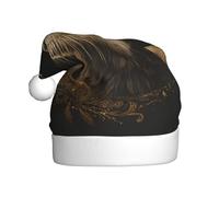 VVXBHGR moon otter Prints Christmas Hat for Adult material is soft and lightweight
