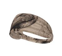 VVXBHGR Nightingale Notes Prints Elastic Exercise Headband Sports Head Tie for Men and Women, Soft, Quick-Dry