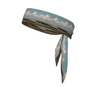 VVXBHGR pasture on the grassland Prints Sports Head Tie Headband for Men and Women, Soft & Breathable Moisture Wicking Athletic