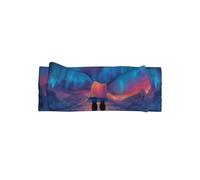 VVXBHGR Penguin under the Aurora Prints Baby Bow Headband - Soft, Skin-Friendly, and Stretchy Polyester Headband for Infants 0-6 Months