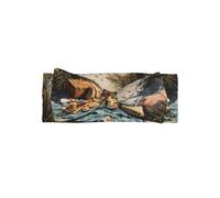 VVXBHGR Picnic by the sea Prints Baby Bow Headband - Soft, Skin-Friendly, and Stretchy Polyester Headband for Infants 0-6 Months