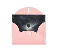 VVXBHGR Pink Holiday greeting check blank card and pearl beautiful blank note block Grey vortex prints