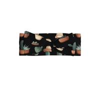 VVXBHGR Potted cactus Prints Baby Bow Headband - Soft, Skin-Friendly, and Stretchy Polyester Headband for Infants 0-6 Months