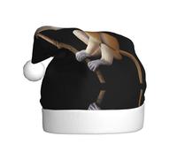 VVXBHGR Proboscis Monkey Prints Christmas Hat for Adult material is soft and lightweight