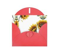 VVXBHGR Red Holiday greeting check blank card and pearl beautiful blank note block Facing the sun prints