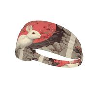 VVXBHGR Resurrection Rabbit Hole Prints Elastic Exercise Headband Sports Head Tie for Men and Women, Soft, Quick-Dry