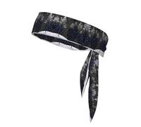 VVXBHGR Romantic snow scene Prints Sports Head Tie Headband for Men and Women, Soft & Breathable Moisture Wicking Athletic
