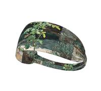 VVXBHGR Roses in the Courtyard Prints Elastic Exercise Headband Sports Head Tie for Men and Women, Soft, Quick-Dry