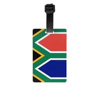 VVXBHGR South African Flag Prints Luggage tag Type Luggage identifier Suitable for Both Men and Women, Printed with Multifunctional and Cute Tags