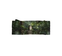 VVXBHGR Suspension Bridge in the Rainforest Prints Baby Bow Headband - Soft, Skin-Friendly, and Stretchy Polyester Headband for Infants 0-6 Months