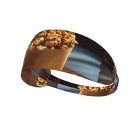 VVXBHGR Sweet popcorn. Prints Elastic Exercise Headband Sports Head Tie for Men and Women, Soft, Quick-Dry