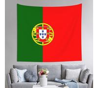 VVXBHGR Tapestry Portuguese flag Prints 60x51in Soft,Lightweight for Indoor & Outdoor Use. for Bedroom, Dorm Decor, Beach Throws, Picnic Cloths