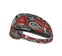 VVXBHGR Technology symbol Prints Elastic Exercise Headband Sports Head Tie for Men and Women, Soft, Quick-Dry