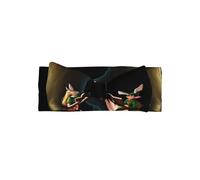 VVXBHGR The Elf of Learning Magic Books Prints Baby Bow Headband - Soft, Skin-Friendly, and Stretchy Polyester Headband for Infants 0-6 Months