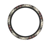 VVXBHGR Traditional landscape painting Prints Steering Wheel Cover for Women and Men Durable, Non-Slip, Elastic, Easy to Install, for Sedans, SUVs, ATVs, Trucks