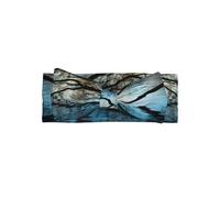 VVXBHGR Tree branches on the water Prints Baby Bow Headband - Soft, Skin-Friendly, and Stretchy Polyester Headband for Infants 0-6 Months