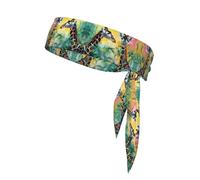 VVXBHGR Two giraffes. Prints Sports Head Tie Headband for Men and Women, Soft & Breathable Moisture Wicking Athletic