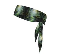 VVXBHGR Vast forests Prints Sports Head Tie Headband for Men and Women, Soft & Breathable Moisture Wicking Athletic