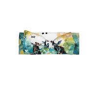VVXBHGR Watercolor Giraffe Prints Baby Bow Headband - Soft, Skin-Friendly, and Stretchy Polyester Headband for Infants 0-6 Months