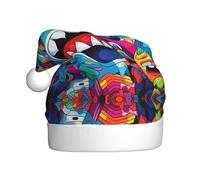 VVXBHGR Weird Animals Prints Christmas Hat for Adult material is soft and lightweight