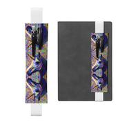 VVXBHGR White Dopamine Unicorn Prints PVC Leather Pencil case Bookmark 2-in-1 Anti Slip Storage Essential for Travel Accounts