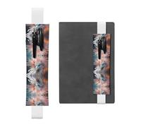 VVXBHGR White Funny Bird Heads Prints PVC Leather Pencil case Bookmark 2-in-1 Anti Slip Storage Essential for Travel Accounts