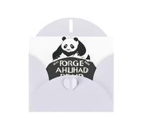 VVXBHGR White Holiday greeting check blank card and pearl beautiful blank note block Moving Forward prints