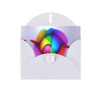VVXBHGR White Holiday greeting check blank card and pearl beautiful blank note block No loop color collision prints