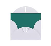 VVXBHGR White Holiday greeting check blank card and pearl beautiful blank note block Pure lime green prints