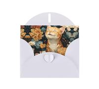 VVXBHGR White Holiday greeting check blank card and pearl beautiful blank note block The little mouse I adore prints