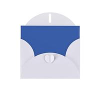 VVXBHGR White Holiday greeting check blank card and pearl beautiful blank note block ultramarine blue prints