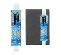 VVXBHGR White White Crane and Hanging Tower Prints PVC Leather Pencil case Bookmark 2-in-1 Anti Slip Storage Essential for Travel Accounts