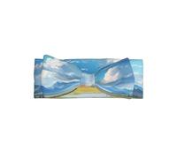 VVXBHGR Wide open prairie. Prints Baby Bow Headband - Soft, Skin-Friendly, and Stretchy Polyester Headband for Infants 0-6 Months