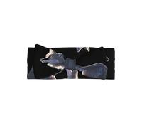 VVXBHGR Wolf on the rock Prints Baby Bow Headband - Soft, Skin-Friendly, and Stretchy Polyester Headband for Infants 0-6 Months