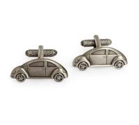 VW Beetle Car Cufflinks - Onyx Art CK665 Classic Retro Vintage Car in Premier Life Packaging