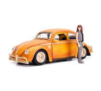 VW Beetle Diecast Model Car with Charlie Figure from Transformers...
