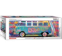 VW Bus Love Bus Samba Pa'ti Panoramic 1000 piece jigsaw puzzle 960mm x 320mm