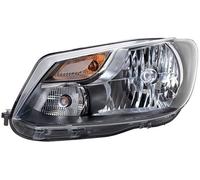 VW CADDY III Headlight Single Reflector WChrome Trim OEMOES Left Hand 10-13